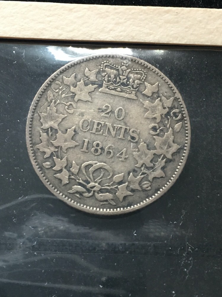 1864 ICCS Graded New Brunswick Twenty Cent **VF-20**