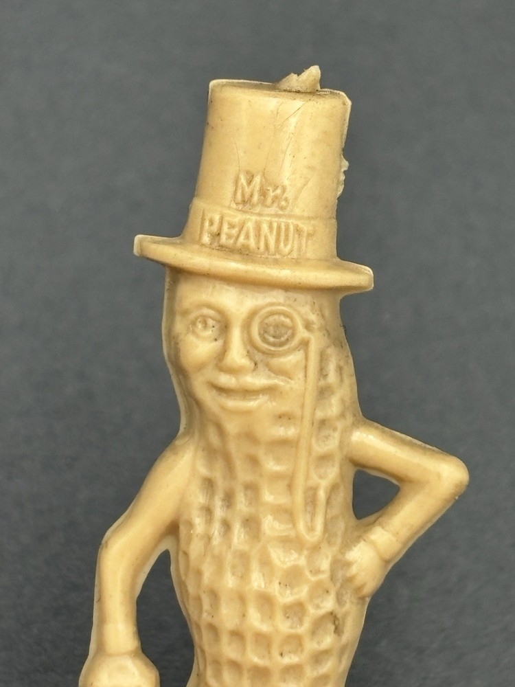 Vtg Mini Planters Peanuts "Mr Peanut" Figure on Base