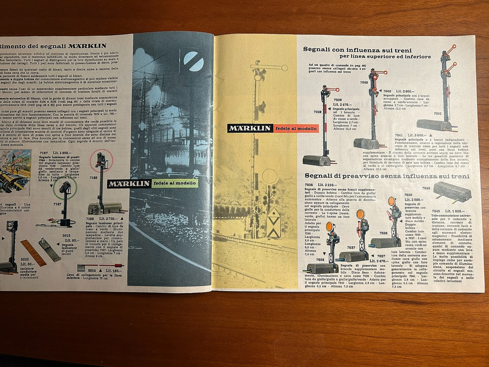 MARKLIN Catalog - Year 1964/65 - HO Scale