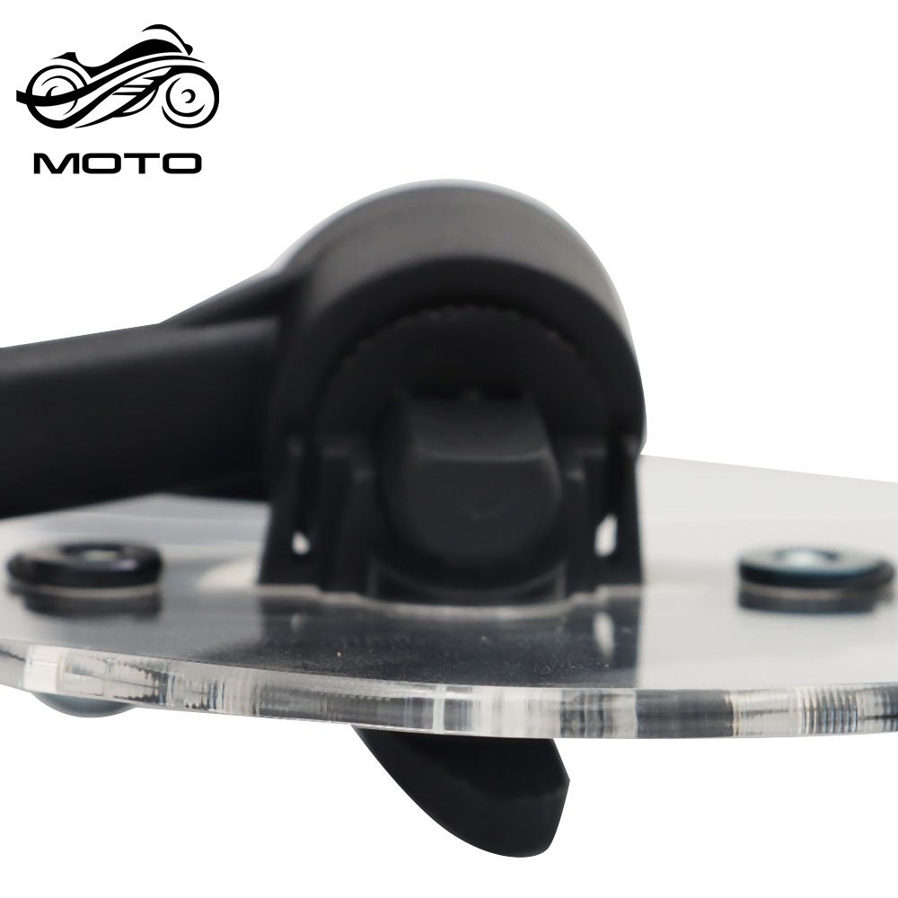 Universal Motorcycle Windshield Extension Adjustable Clip-on Windscreen Extender