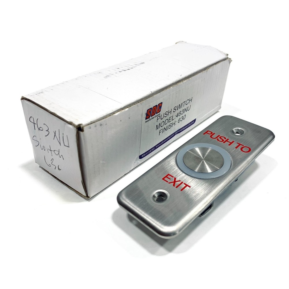 463NU Security Door Controls, Heavy Duty, Vandal Resistant Exit Switch