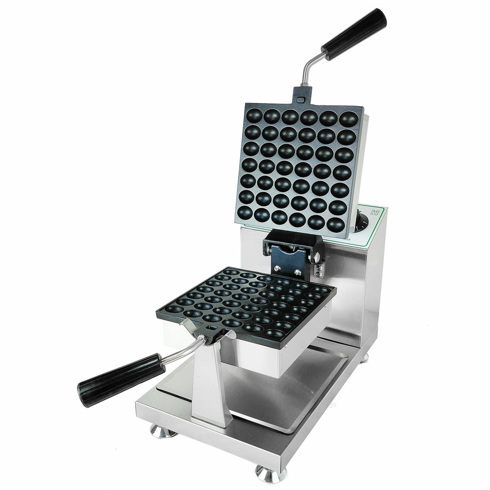 Commercial Waffle Maker Machine Stainless Electric Bubble Egg Cake Maker 1200W