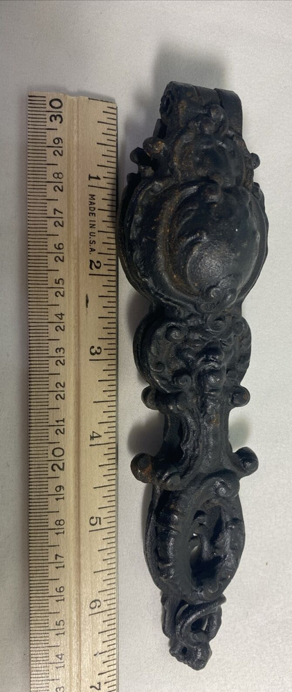 Vintage Cast Iron Kitchen Nutcracker Tool Ornate Heavy Nutcracker 7"