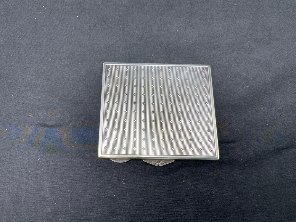 Vintage Sterling Silver Compact Powder Case, 66 grams