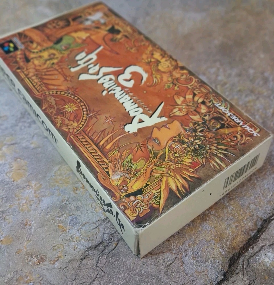 Romancing SaGa 3 Box + Inserts - Super Famicom **IMPORT, SEE DESC**