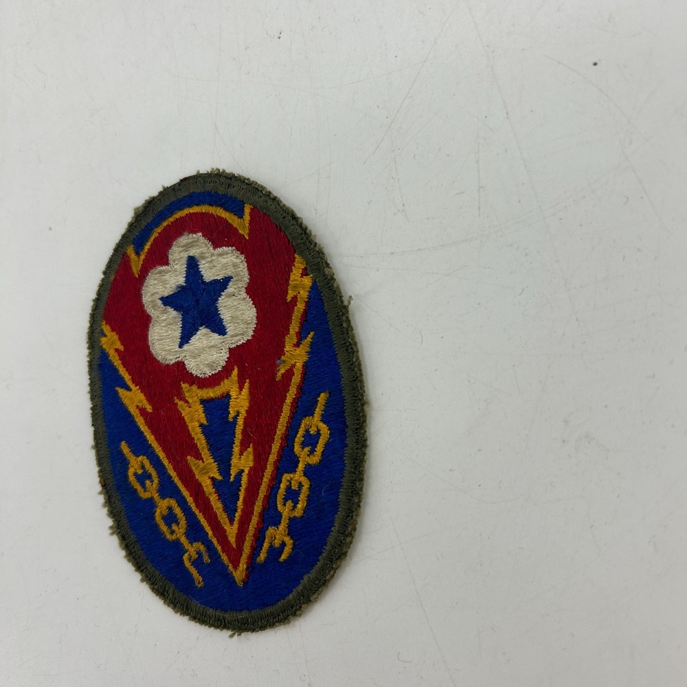 WW2 US Army Communication Zone ETO Patch Cut Edge
