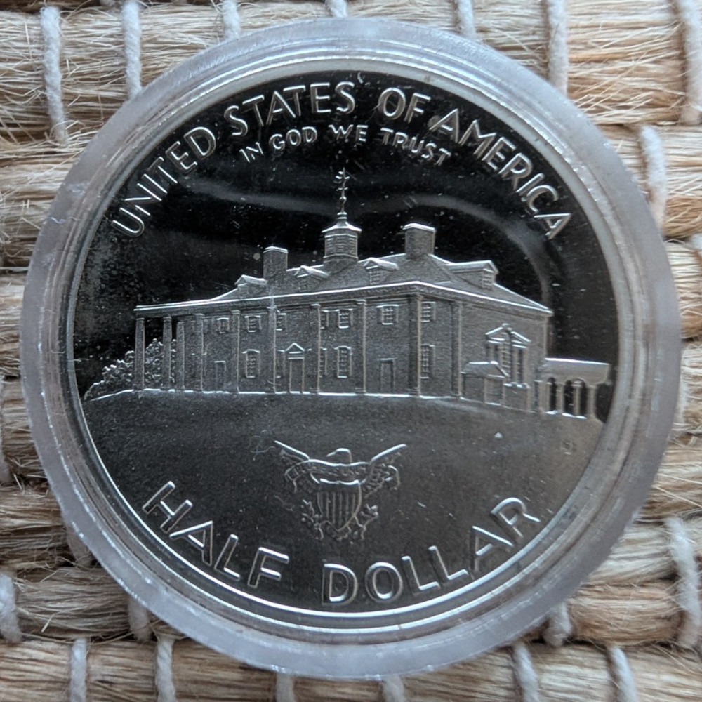 1982 George Washington silver half dollar uncirculated 90% SILVER