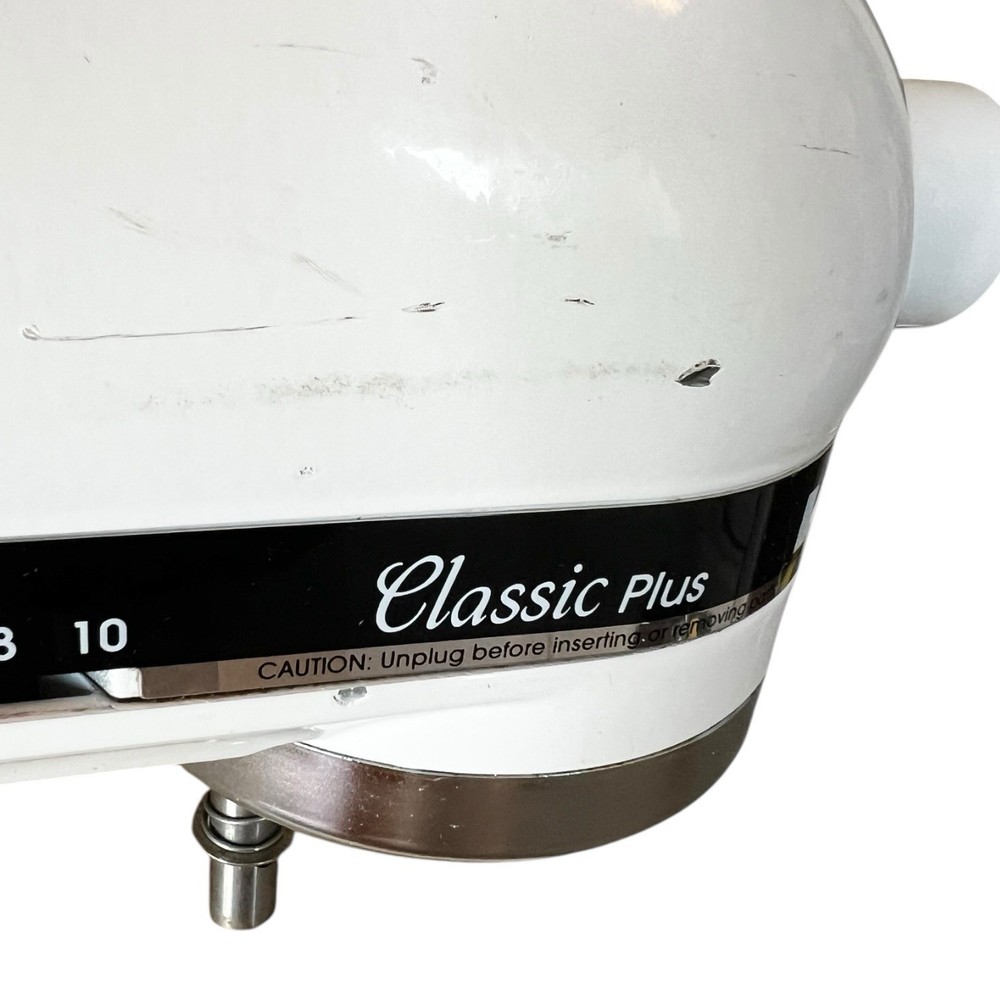 Kitchen Aid Model No KSM75WH Classis Plus Table Top Mixer
