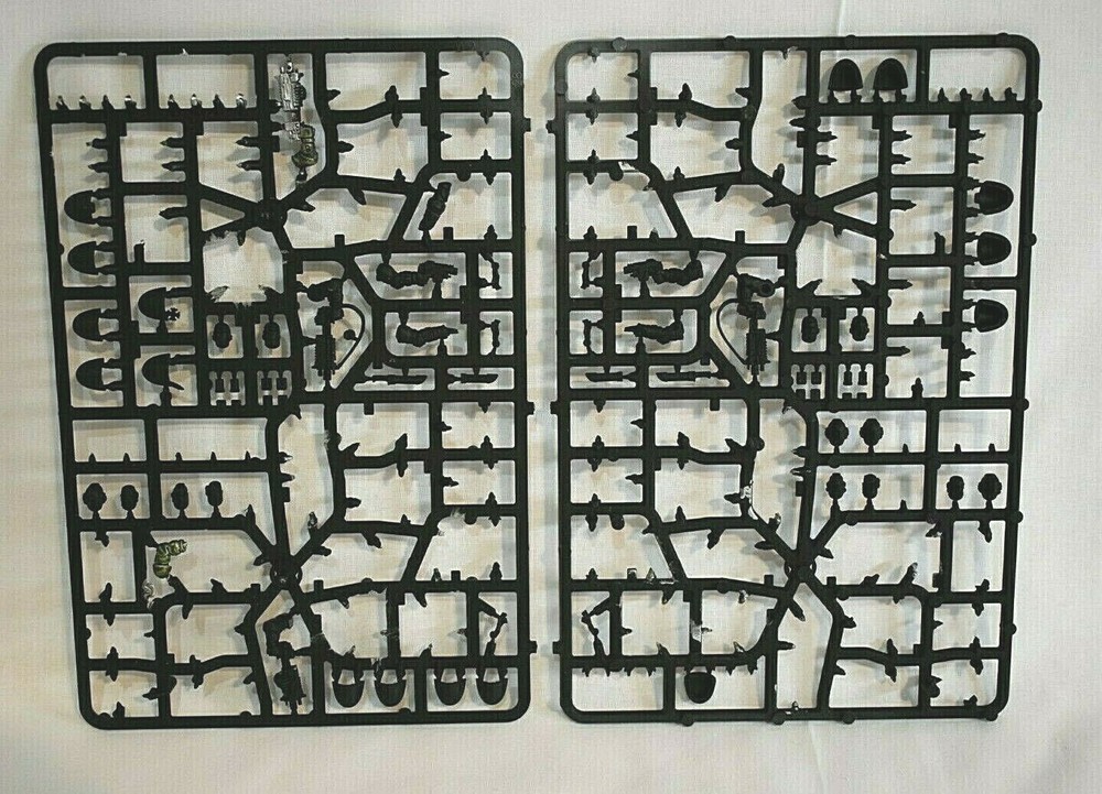 Warhammer 40K Space Marines Primaris Bits on Sprue Primed