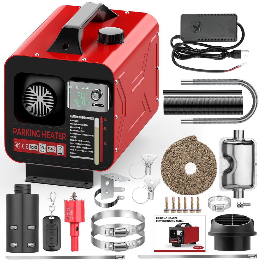 Diesel Air Heater All in one 8KW 12V/24V 110V Bluetooth APP Remote Diesel Heater