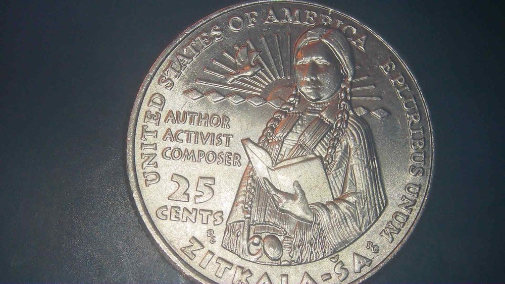 2024P SKULL CRACK ZITKALA-SA 25C MINT ERROR