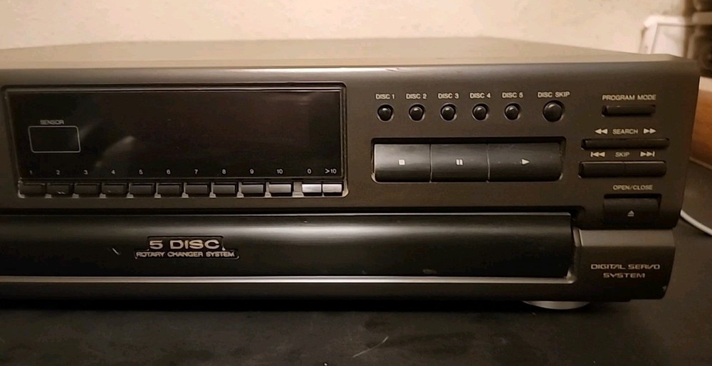 Technics SL-PD887 5-Disc CD Changer Player MASH Vintage TESTED