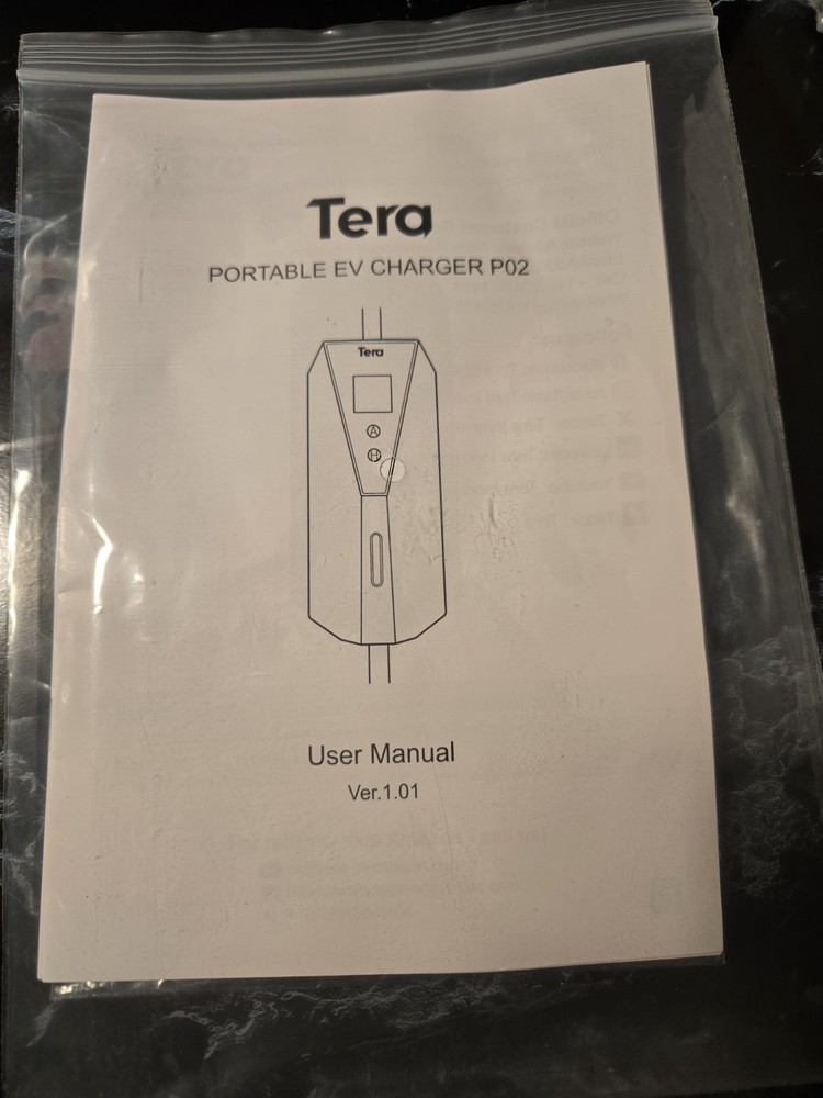 Tera Portable Ev Charger Po2