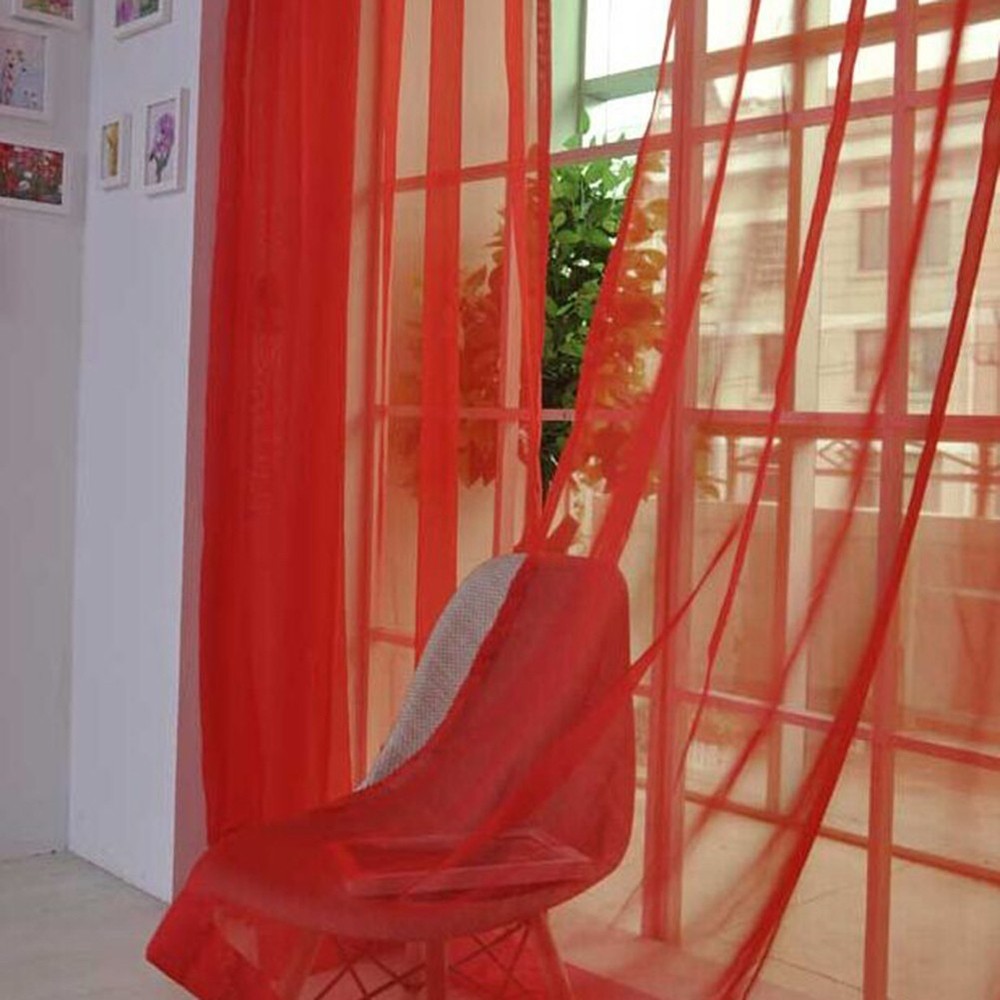 Make a Statement with a Vibrant Tulle Panel Perfect for Modern Interior Design