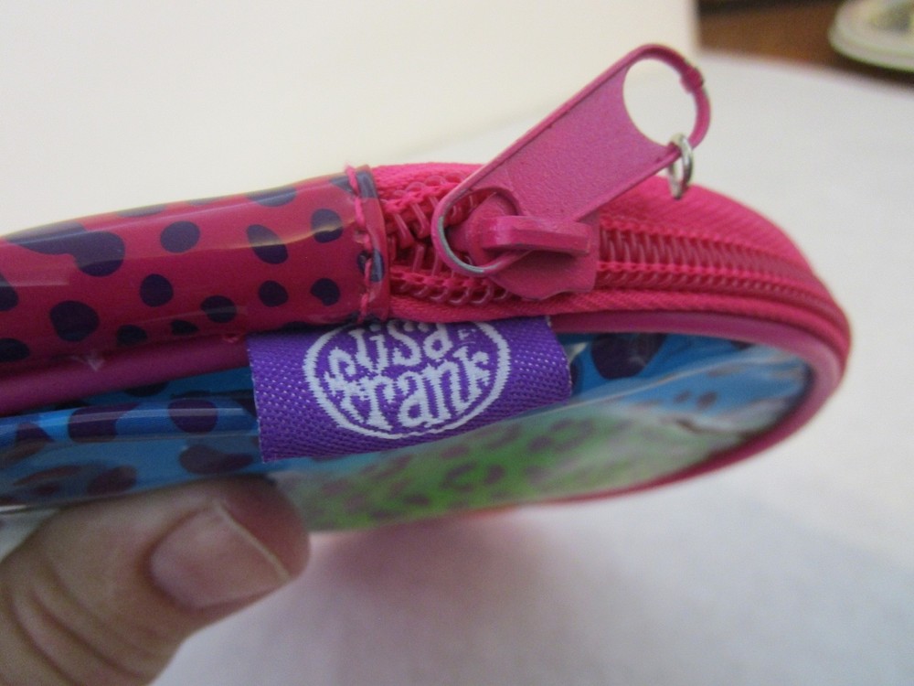 Lisa Frank Plastic Leopard Pencil Pouch