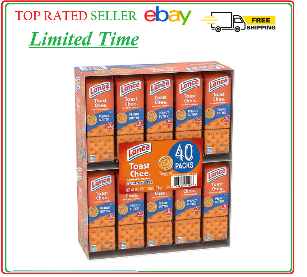 Lance Toastchee Peanut Butter Crackers (1.52 Oz., 40 Ct.)