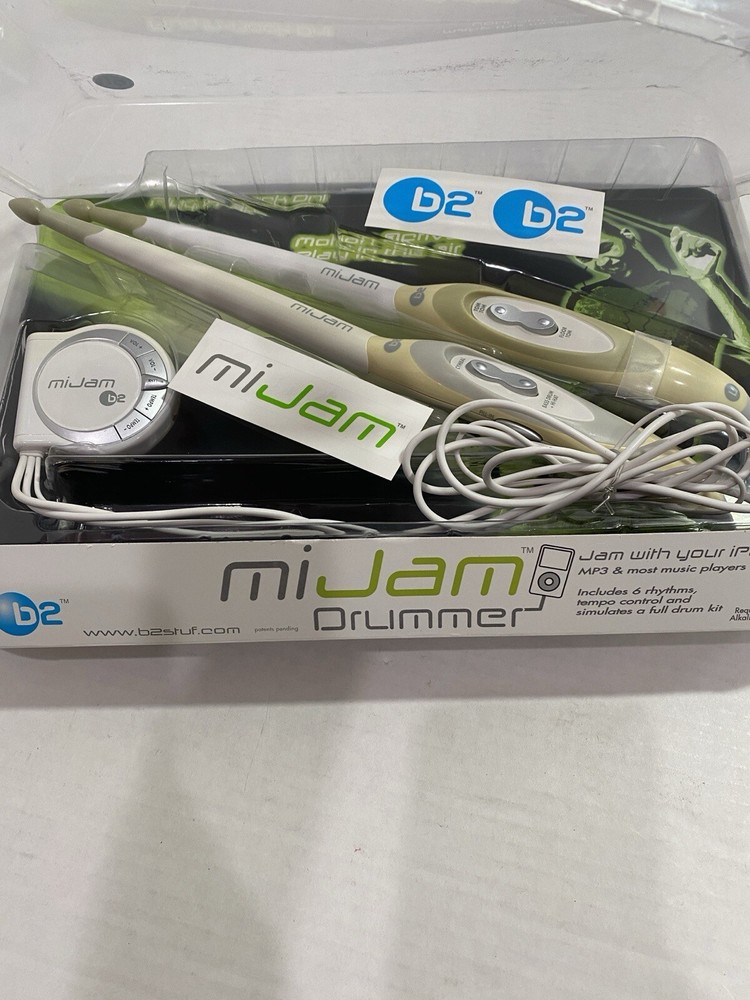 B2 MiJam Drummer Motion Activated iPod Electronic Drumstick Simulator