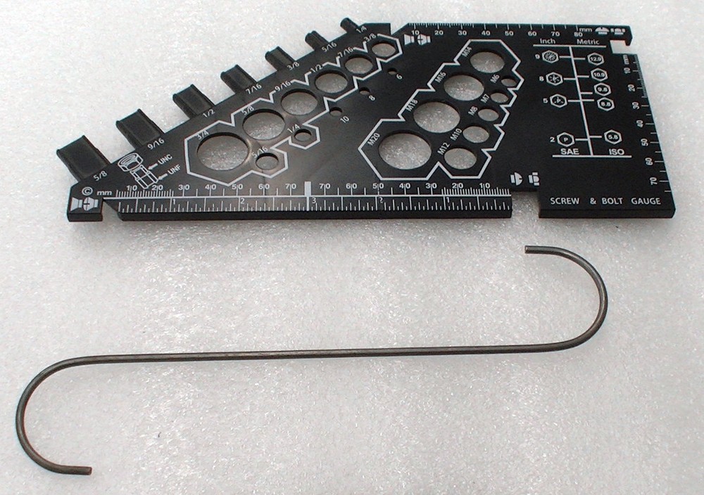 Powder Coating Hanging S-Hook .180" X 8" Long (50 Count Pack)