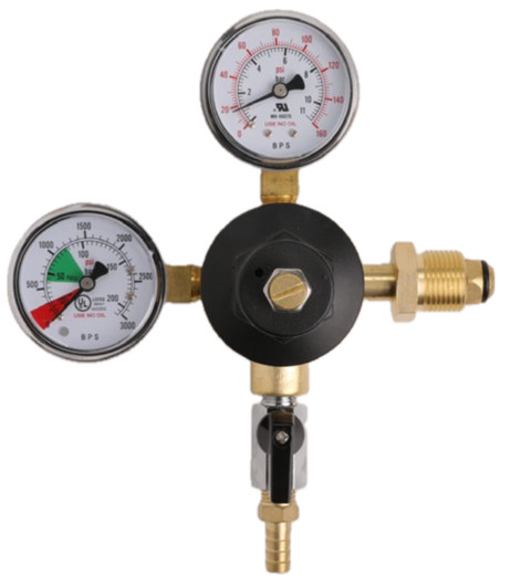 Primary Nitrogen Beer Regulator With Check Valve