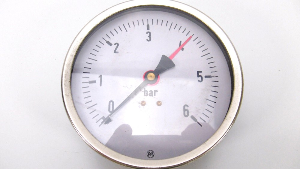 Manometer 0-6 bar Ø100mm 1/2"
