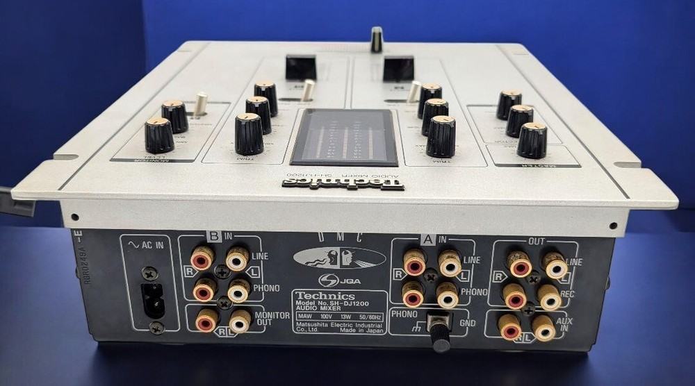 Technics SH-DJ1200-S DJ Mixer Silver Audio Tested Working