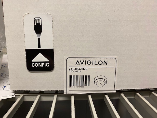 Avigilon 2.0C-H6A-D1-IR Indoor Dome Camera