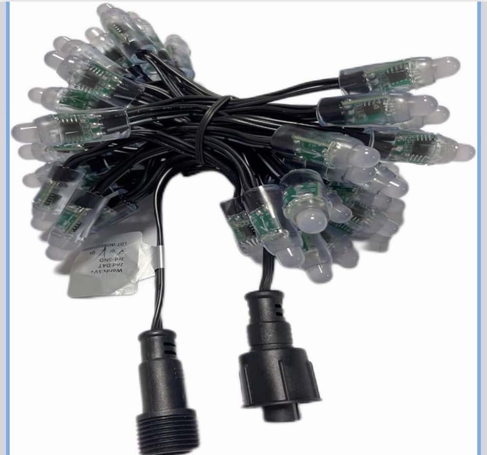 WS2811 LED String Pixels Digital Lights Addressable Waterproof RGB DC5V 500pcs