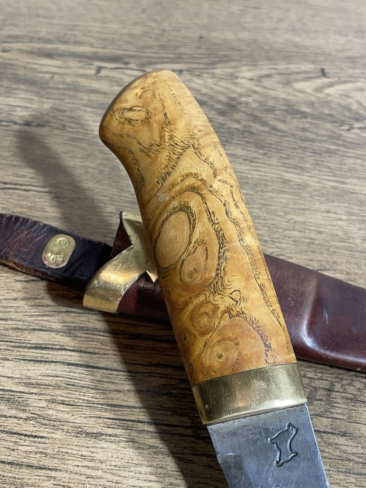 Exclusive handmade knife from a Norwegian master