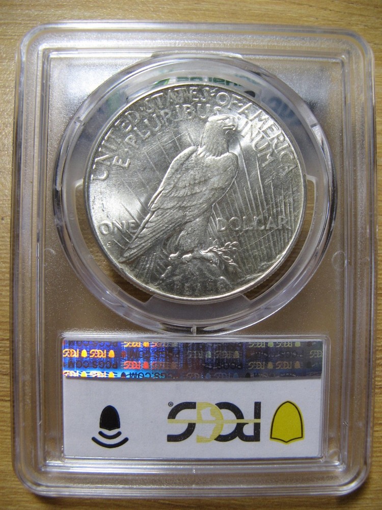 1927 S Peace Silver Dollar PCGS AU58