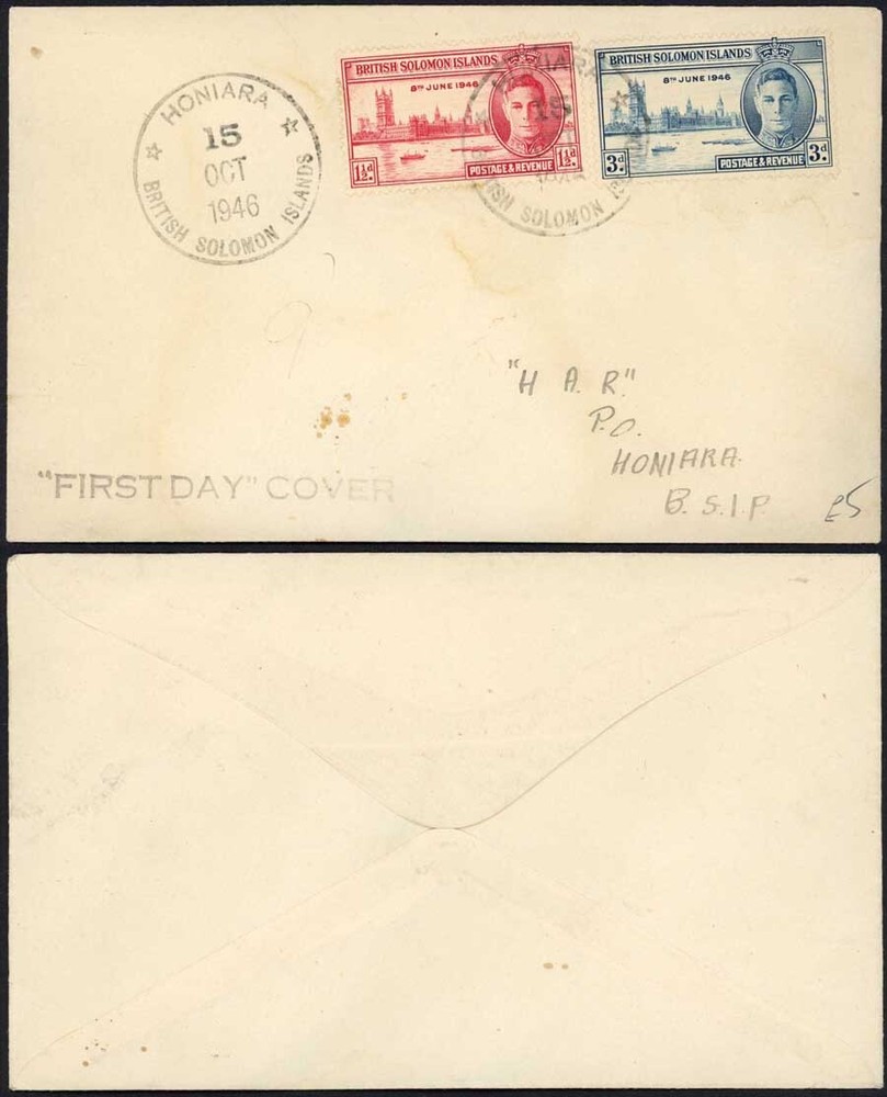 British Solomon Is Victory on Cover
