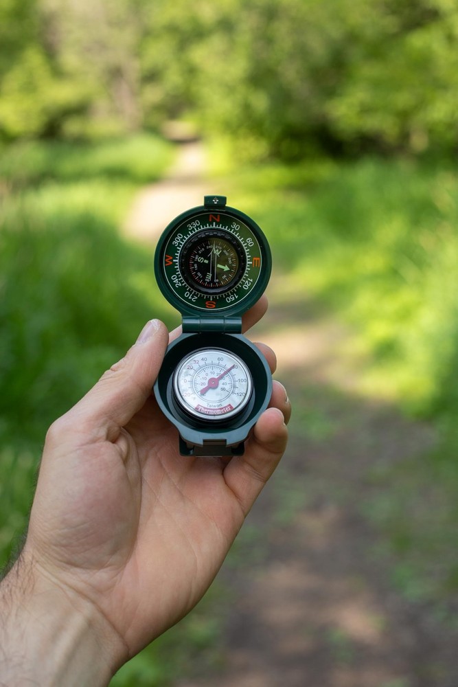 Coghlan's Compass with Thermometer for Thermometer, Multi