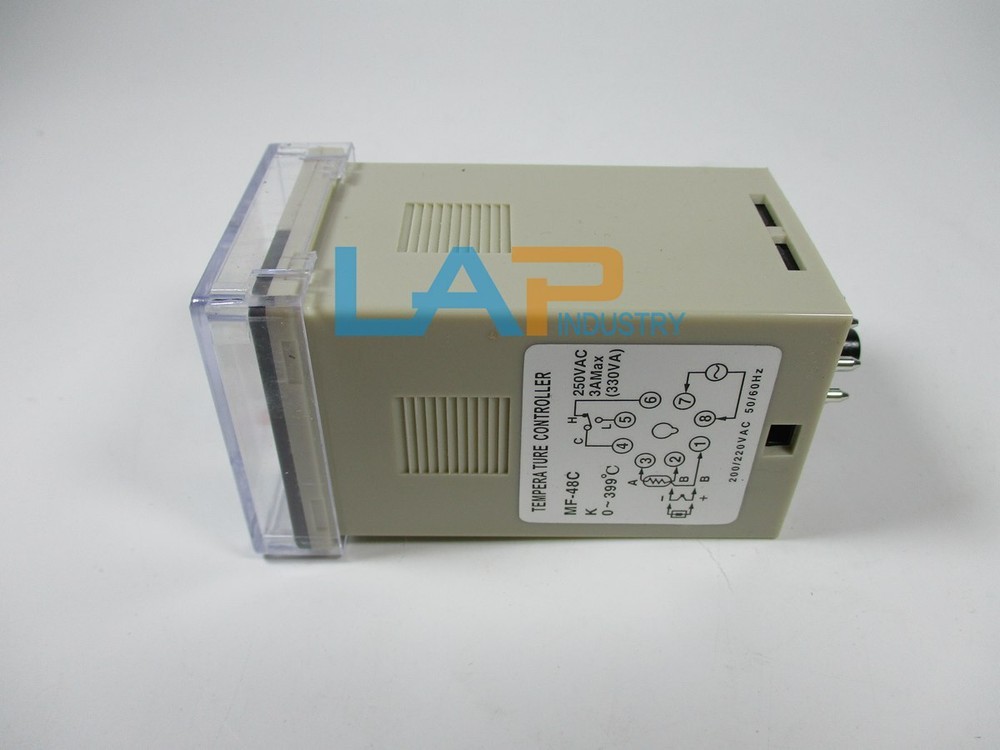 1Pcs New Temperature Controller MF-48C K 0-399℃