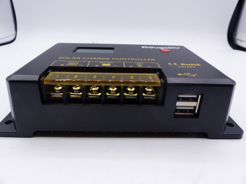 BOUGERV HC2430N 30A PWM NEGATIVE GROUND SOLAR CHARGE CONTROLLER