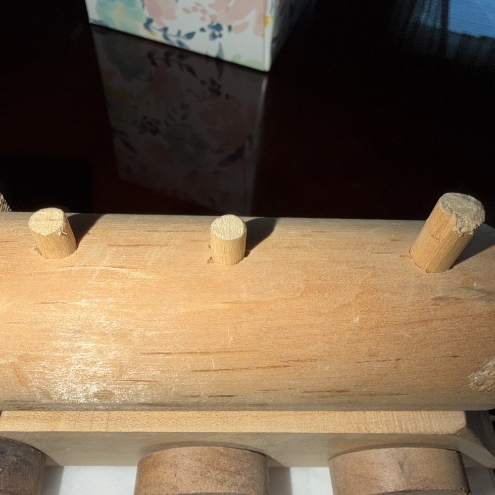 handcrafted wooden toy train Engine Pull Toy