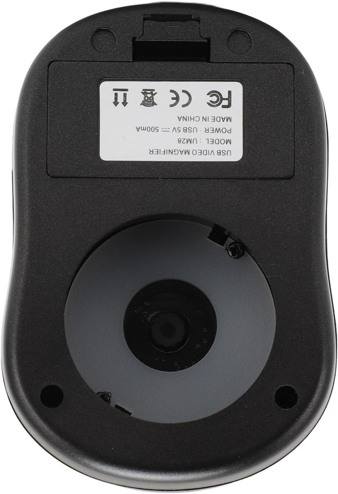 Electronic Low Vision Reading Aid, Portable Mouse Digital Magnifier with 10 Colo