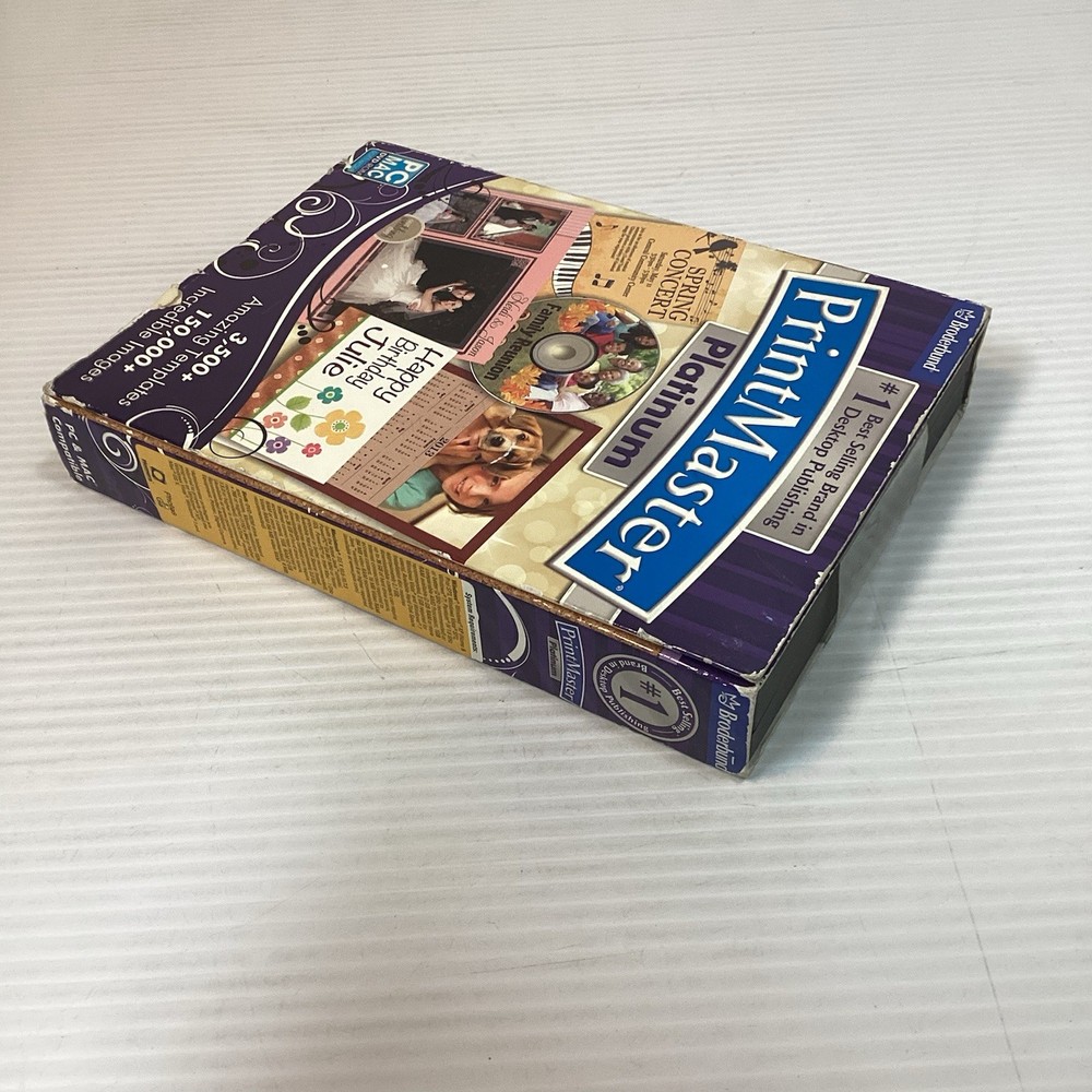 Print Master Platinum PC MAC DVD-ROM New Sealed