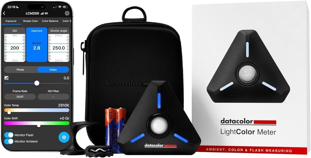 Multi-Functional LightColor Meter - Wireless App Integration for Filmmakers