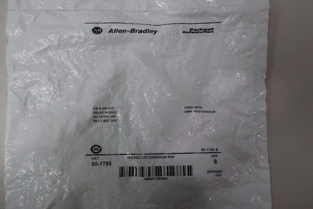 Allen Bradley 60-1790 On-off Time Delay Module