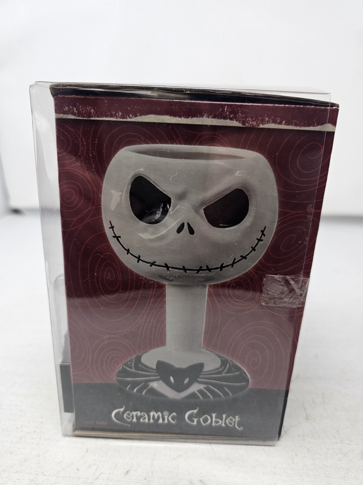 NIGHTMARE BEFORE CHRISTMAS- 20TH Anniversary Jack Ceramic Goblit NEW
