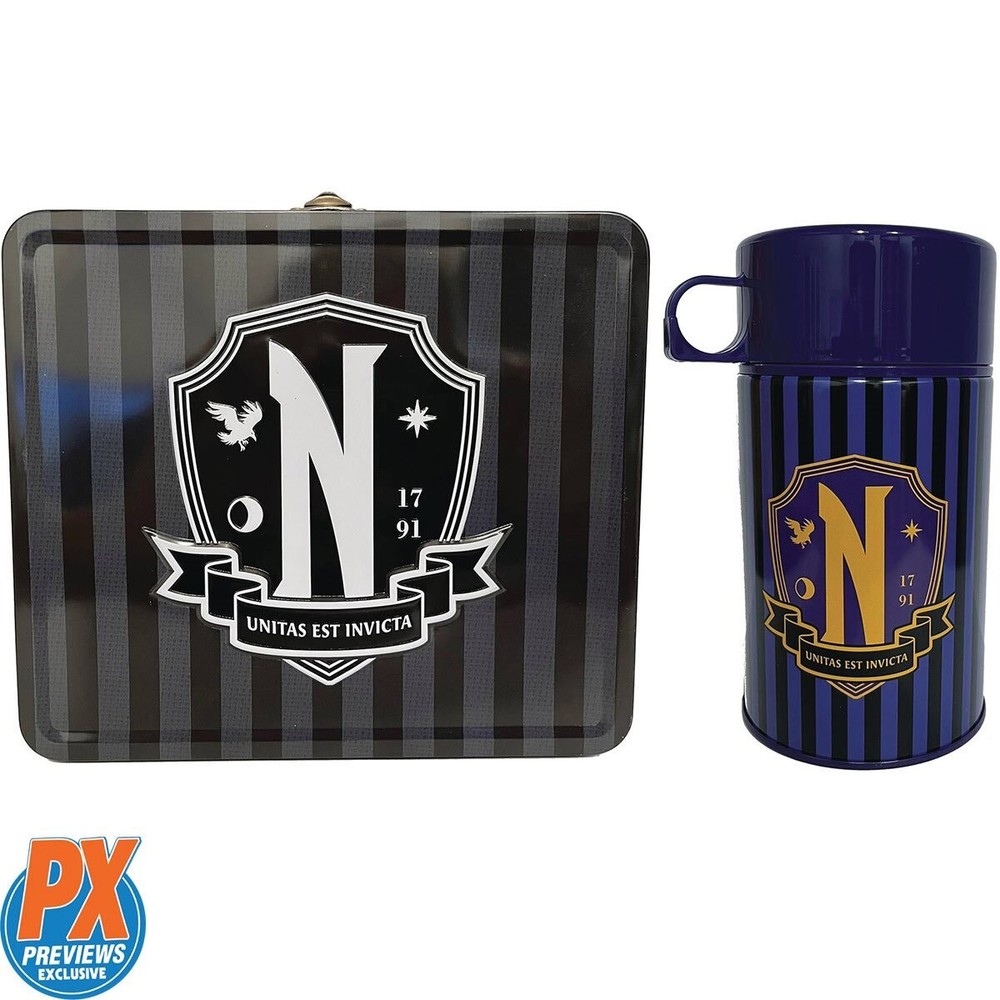Previews Excl • WEDNESDAY • Nevermore •  Lunch  & Beverage Tote • Ships Free