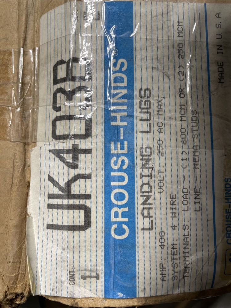 UK403B CROUSE HINDS LUG LANDING KIT 400A