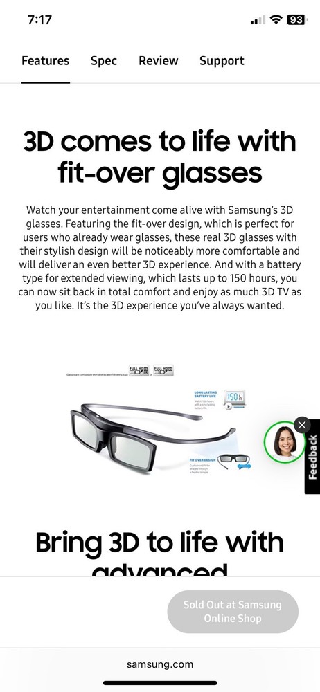 Samsung Active 3D Glasses SSG-5100GB