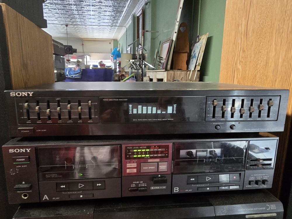 Sony SEQ-411 7 Band Stereo Graphic Equalizer - Tested & Working