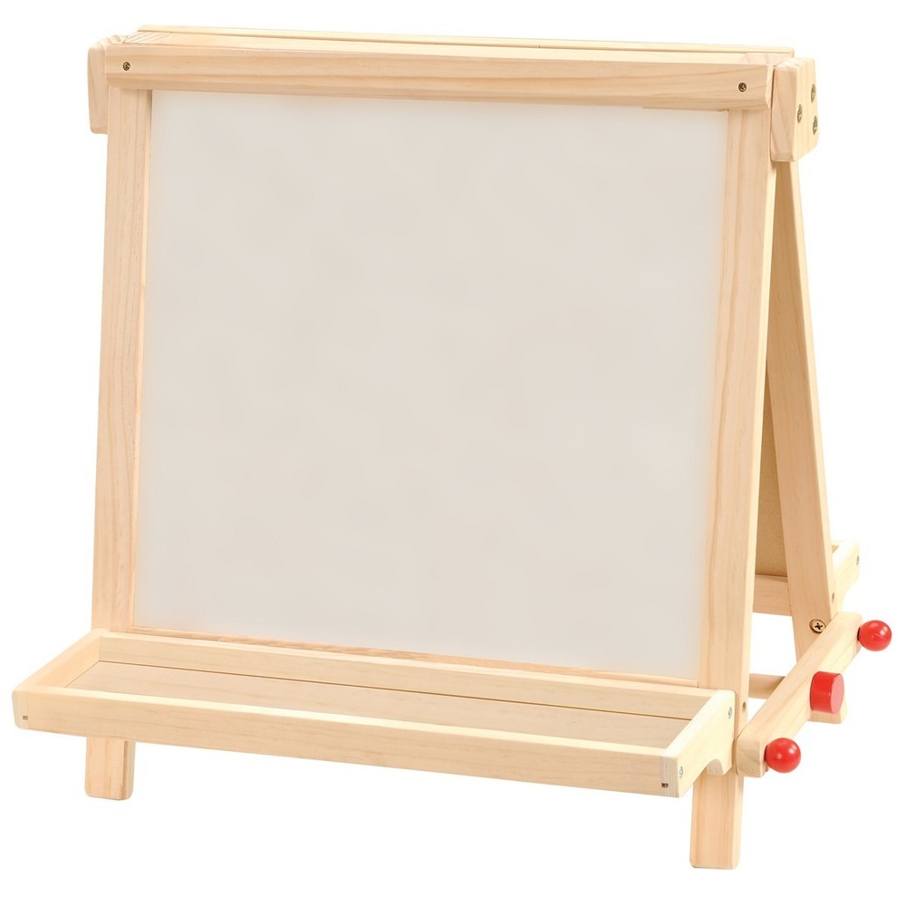 Kaplan Early Learning Wooden Tabletop Easel with Paint Pots