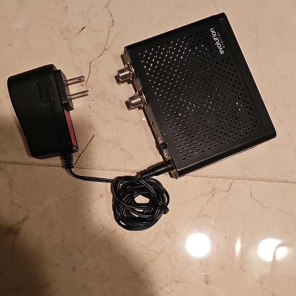 Evolution DMS2004UHD HD Digital Cable TV Box HDMI USB Black with Power Adapter