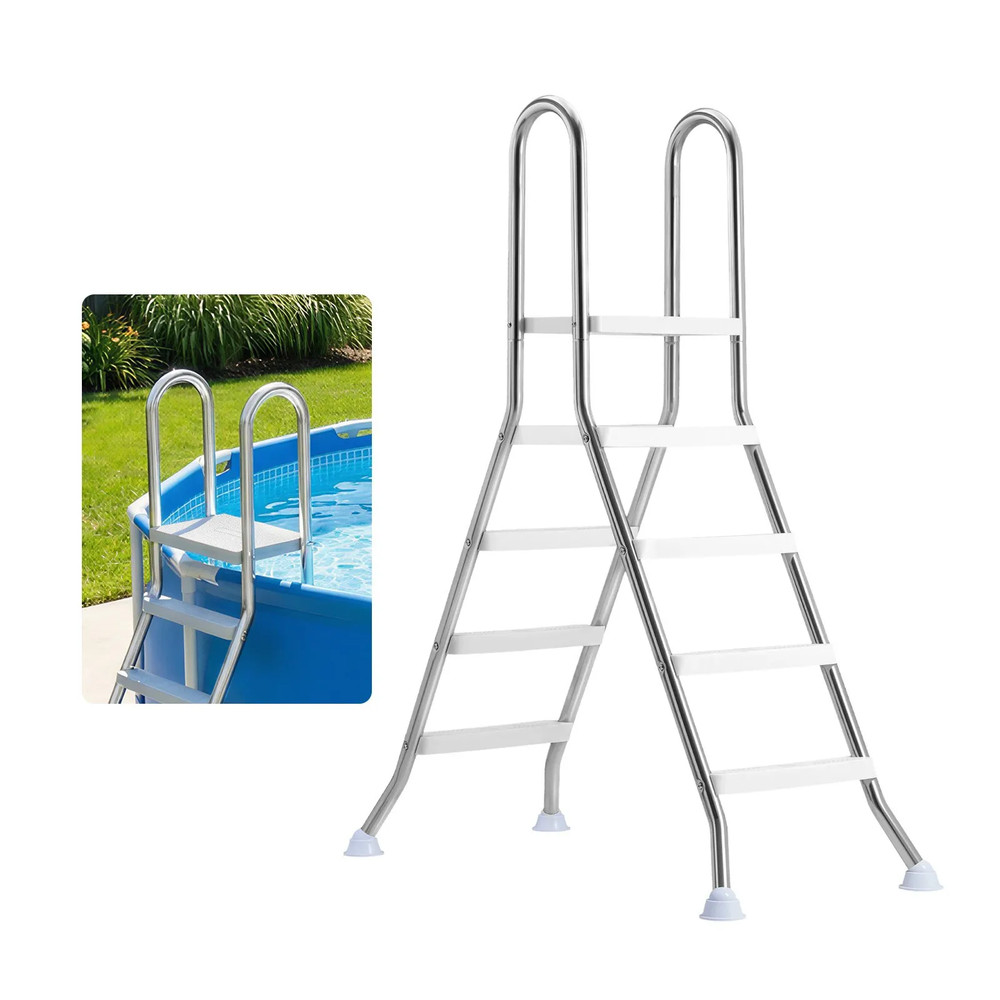 Above Ground Pool Ladder, Silver