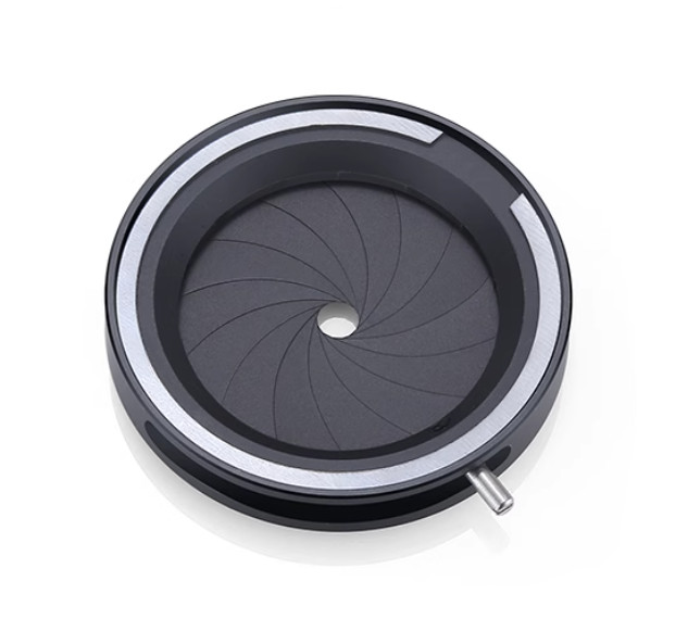 Adjustable 1.5-26mm Iris diaphragm Aperture Microscope Camera Lens