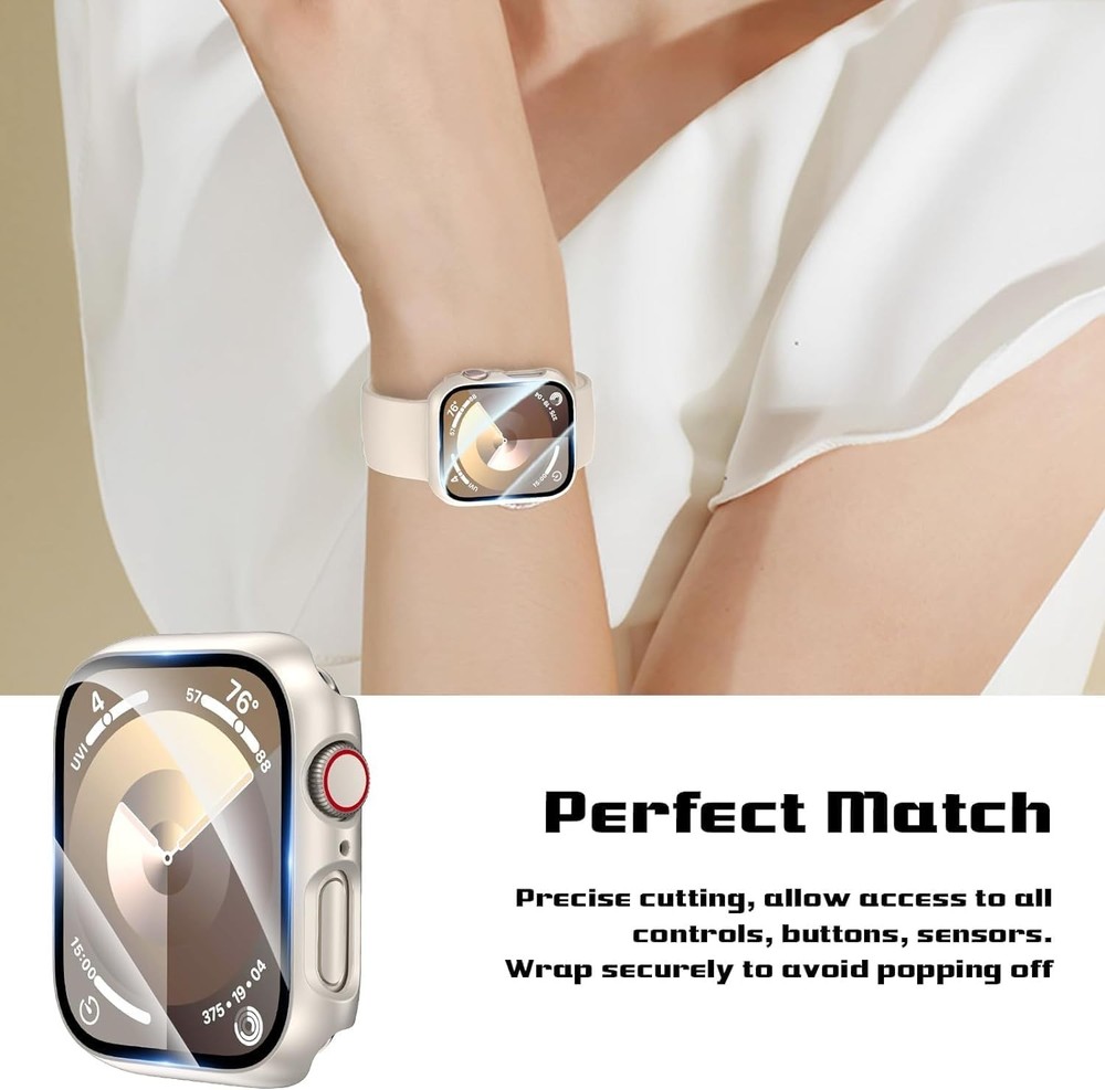 2 Pack Protective Case for Apple Watch 40mm