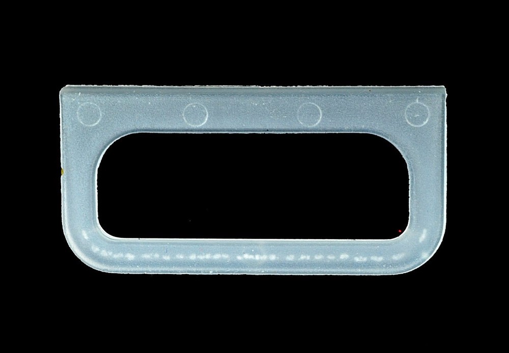200-Pack Window Screen Pull Tabs - Wide Hollow, Black / Clear VETERAN OWNED CO.