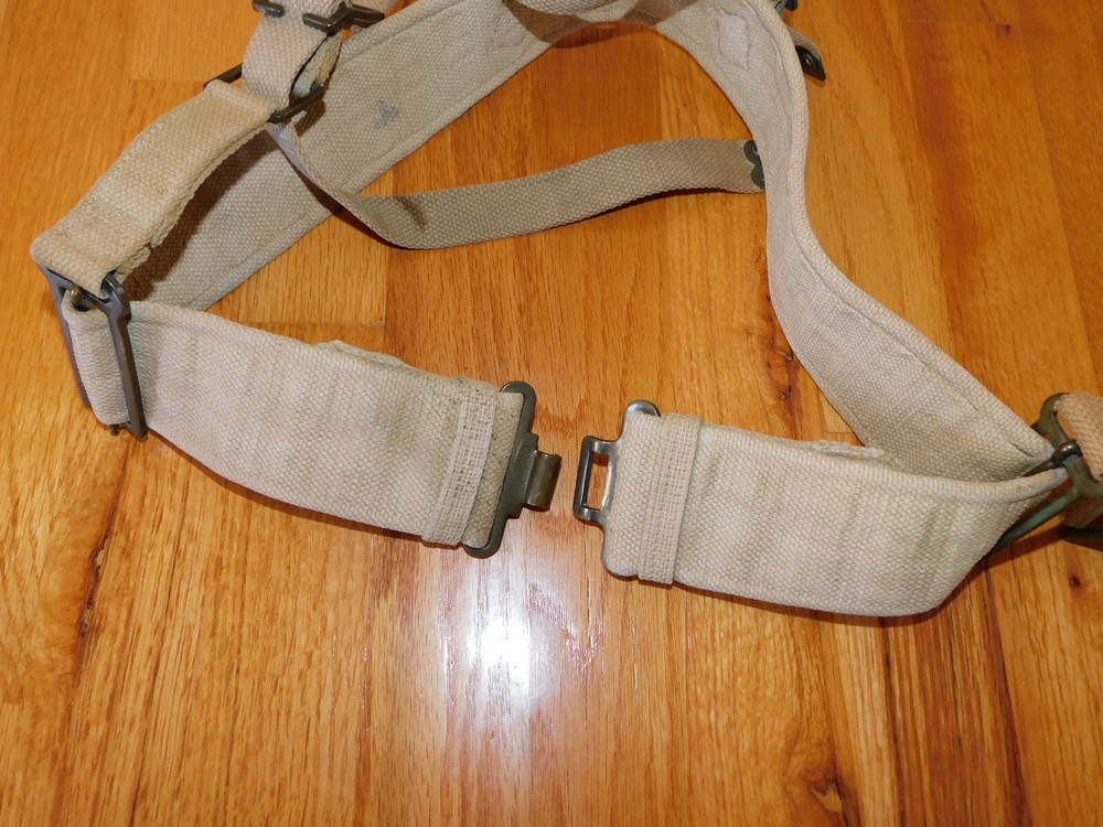 Vintage Military Sword Belt With Shoulder Strap